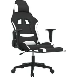vidaXL Horus Gaming-Stuhl Schwarz/Weiß