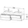 Duravit XSquare Waschtischunterbau wandhängend XS4917, 4 Schubkästen, 1600 x 548mm × 40 × 54,8 cm,