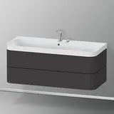 Duravit Happy D.2 Plus Waschtisch mit Unterschrank, 2 Auszüge, HP4639E80800000,