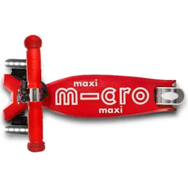 Micro Mobility Maxi Micro Deluxe LED rot