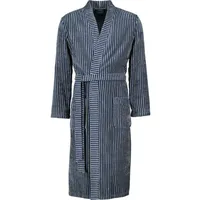 CAWÖ Bademäntel Herren Kimono Streifen 4854 blau-field - 14 in blau-field - 14 | Gr.: XL