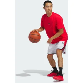 adidas Crazy Lite Basketballshorts Herren KB5410 - dash grey/pure ruby S/7"