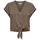 Only Kurzarmbluse Braun S