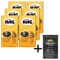 CAFÉ HAG Filterkaffee Klassisch mild 6 x 500 g entkoffeiniert + 1 Dose