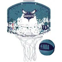 Wilson Mini-Basketballkorb NBA TEAM MINI HOOP, CHARLOTTE HORNETS, Kunststoff, TU, Schwarz