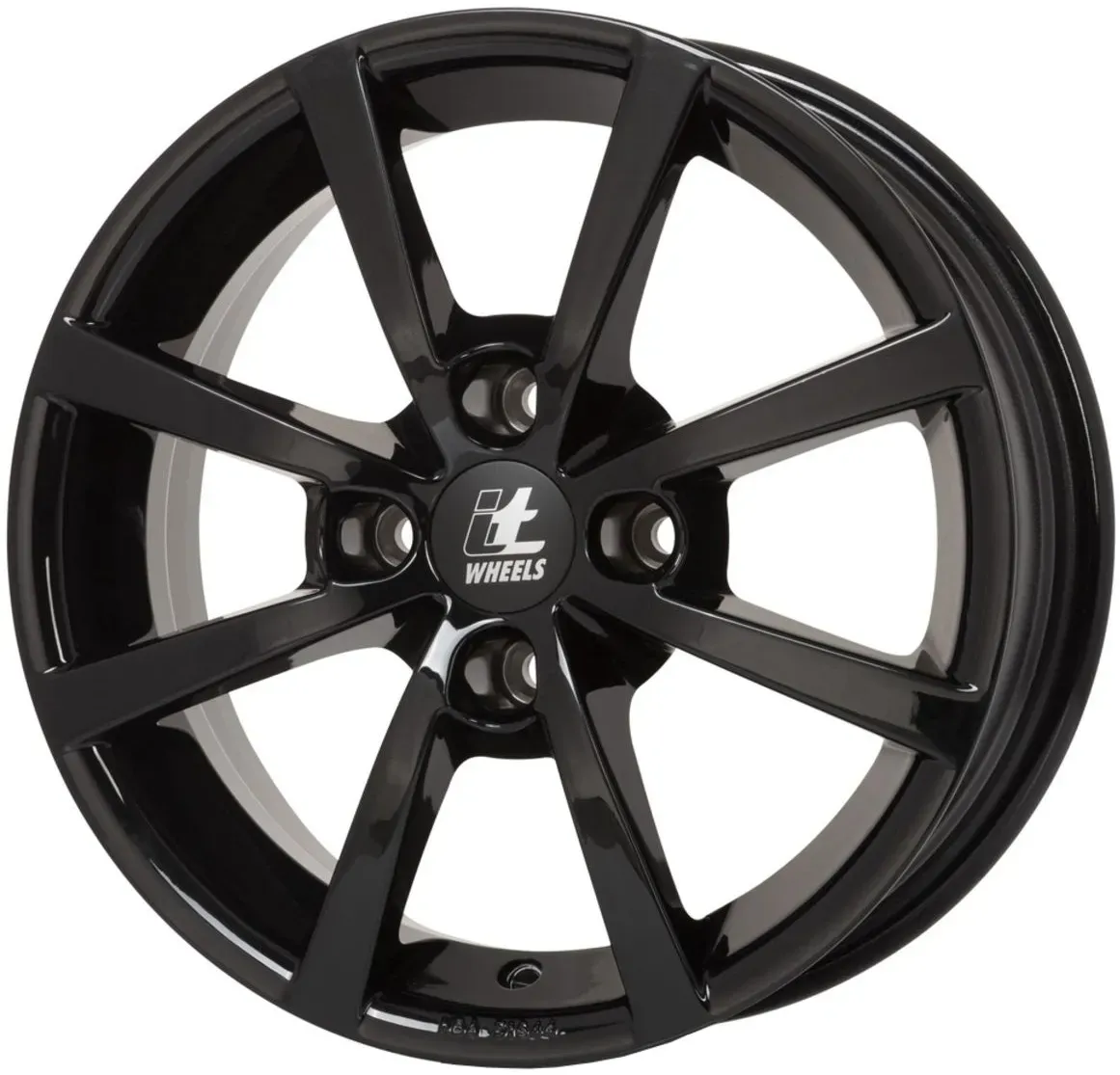 Llanta de aluminio de 15'' ITWHEELS Alisia 4x98 6J ET35, color Negro brillante