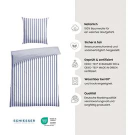 SCHIESSER Bettwäscheset Marie | Renforcé | 2-teilig | 135 x 200 cm, Schlaftextilien, Bettwäsche, Bettwäsche