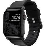 Nomad Modern Strap Pro Active Leather Black Hardware für Apple Watch 42mm/44mm schwarz