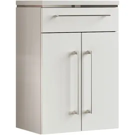 Pelipal 4005 Fokus Hochschrank 48,1 cm Lack polarweiß Spanplatte