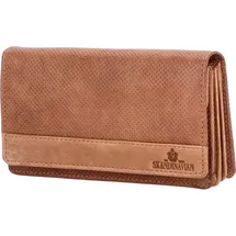 The Skandinavian Brand Damen Geldbörse Quer cognac