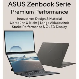 Asus Zenbook S14 OLED Intel Core Ultra 7 258V 32 GB RAM 1 TB SSD Win11 Home Zumaia Gray 90NB14F1-M00Y00