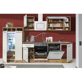 Respekta Küchenzeile Hilde LBBEKB310EWC ohne E-Geräte 310 cm Weiß