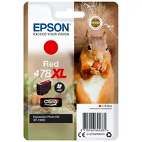Squirrel Singlepack Red 478XL Claria Photo HD Ink