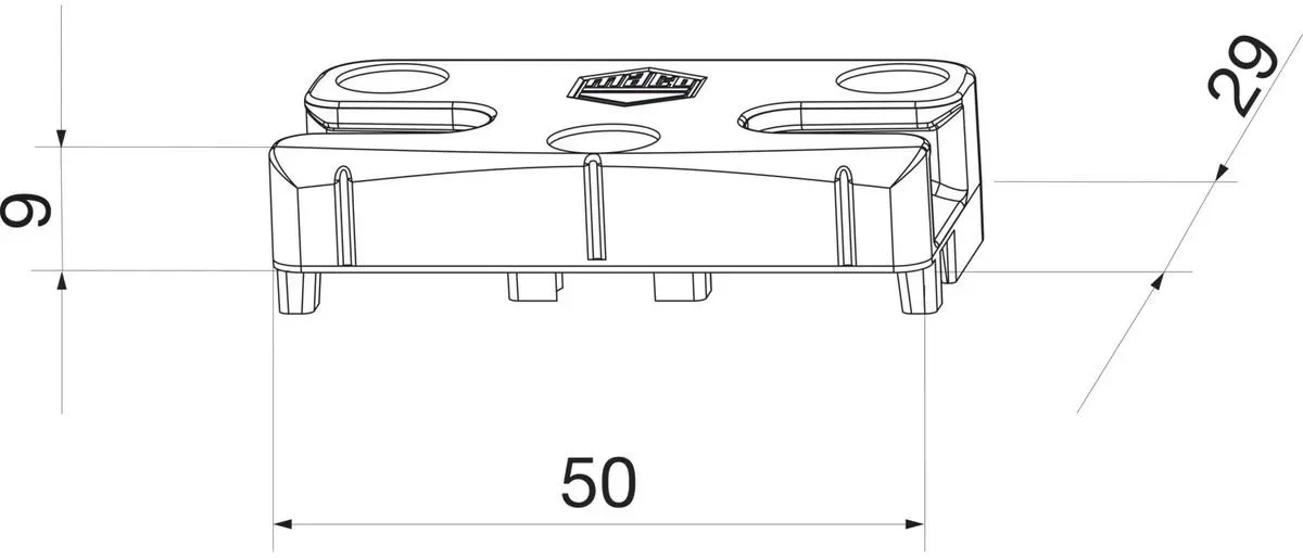 Schließteil iS PVC 12/20-13, TROCAL, KBE, KÖMMERLING, silber (362010)