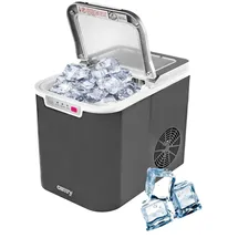 jung camry CR8073 Eiswürfelmaschine - Eiswürfel in 12-17 Minuten, Eiwürfelbereiter 2,2 L Wasser Fassungsvermögen, Ice Cube Maker - Grau