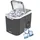 jung camry CR8073 Eiswürfelmaschine - Eiswürfel in 12-17 Minuten, Eiwürfelbereiter 2,2 L Wasser Fassungsvermögen, Ice Cube Maker - Grau