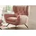 KAWOLA Hochlehnsessel CHARME Cord 72 x 100 x 80 cm Rosa mit Kissen