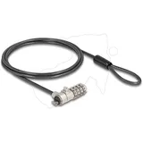 DeLock Laptop Schloss Zahlenschloss für HP Nano Slot -, Karbonstahlkabel 20967