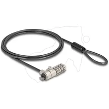 DeLock Laptop Schloss Zahlenschloss für HP Nano Slot -, Karbonstahlkabel 20967