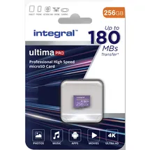 Integral Micro SDXC-Card Ultima Pro 256GB V30 (180/150 MB/s)