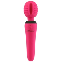 Palm Power Groove kleiner Massagestab Wand Massagegerät Akku Wellness pink