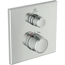 Brausethermostat Unterputz Ceratherm Navigo 1 Verbraucher Eckig Brushed Gold