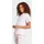 adidas Essentials 3-Streifen Cotton T-Shirt Clear Pink / White 2XL
