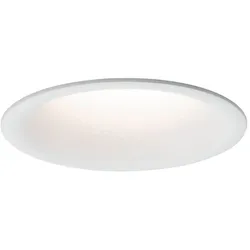 Paulmann Einbauleuchte LED Cymbal rund, flache Einbauleuchte Weiß, IP44, dimmbar, blendfrei, 1er-Set