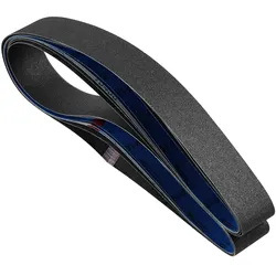 VEVOR Schleifbänder, 50x1830mm, 6 Stk. (120/240/400/600/800/1000 Körnungen), aus Siliziumkarbid, Bandschleifpapier Bandschleifer, für Metallbearbeitung, Verbundwerkstoffe & Kunststoffveredelung