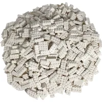 LEGO 2x4 Steine Bausteine Weiß - 100 Stück -