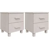 vidaXL Nachtschrank HAMAR 40 x 35 x 44,5 cm Weiß