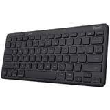 Trust Lyra Compact Wireless Keyboard, schwarz, USB/Bluetooth, DE (24709)
