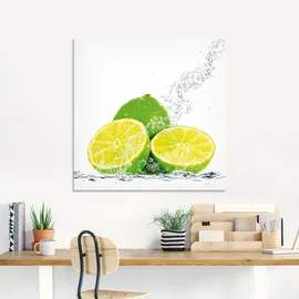 ARTland »Limette mit Spritzwasser« 20x20cm (48997108-0)