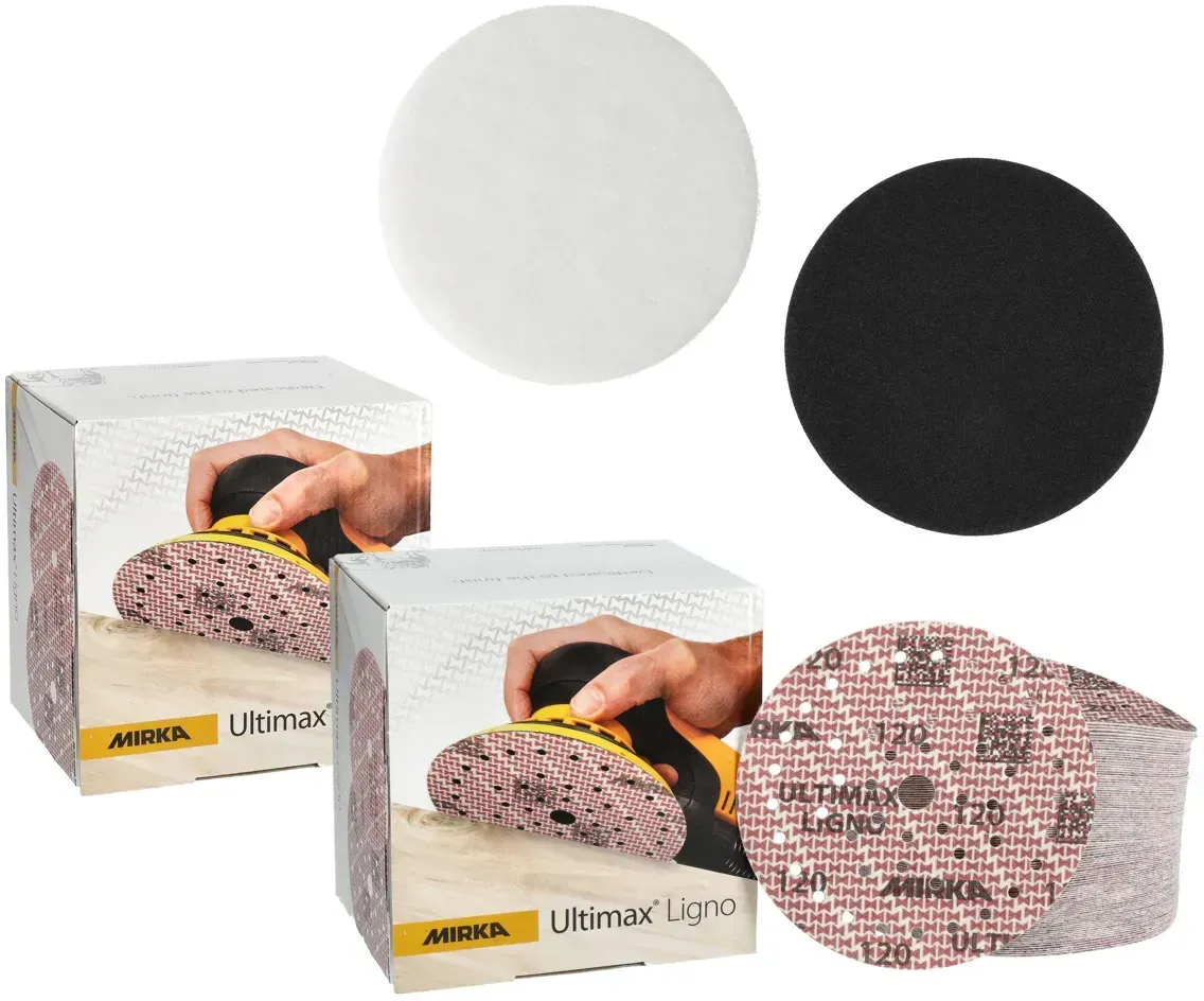 Mirka Öl Schliff Set mit Ultimax Ligno