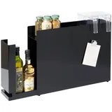 Yamazaki Gewürzregal, schwarz, 50x36x12cm mit Auszug