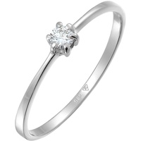Elli DIAMONDS Verlobungsring Diamant 0.11 ct. 585 Weißgold Solitär