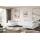 altdecor Eckcouch U-Form 6-Sitzer Weiß