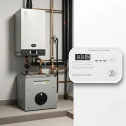 Zertifizierter Kohlenmonoxid-Melder mit LCD-Display, 85dB Alarm – EN 50291 geprüft, zuverlässiger Schutz