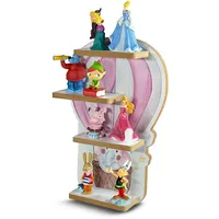 Smagnon Regal für die Toniebox und Tonie Figuren Motiv Ballon-Familie Kinderspielzeug (Nebenregal: Elefant (Rosa))