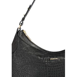 Roeckl Liberty Shoulderbag Croco Leder Black