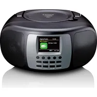Lenco SCD-860 DAB+ FM, Bluetooth), Radio, Grau, schwarz