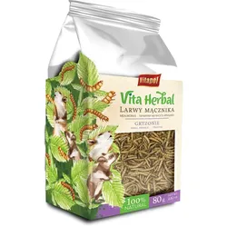VITAPOL Vita Herbal Larven der Weißen Fliege für Nagetiere 80 g