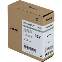 Canon Tinte PFI-1300, fotograu, für PRO-2000, PRO-2100, PRO-4000, PRO-4100, PRO-6000, PRO-6100, Inhalt: 330 ml