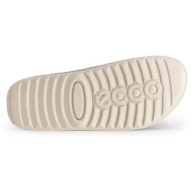 ECCO Cozmo W«, Sommerschuh, Schlappen mit zwei Klettverschlussriemen Gr. 38, braun, - 38/38.5 EU