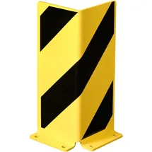 MORAVIA Anfahrschutz Winkel schwarz/gelb 400 x 160 x 6 mm zum Aufdübeln