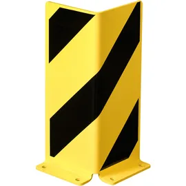MORAVIA Anfahrschutz Winkel schwarz/gelb 400 x 160 x 6 mm zum Aufdübeln