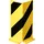 MORAVIA Anfahrschutz Winkel schwarz/gelb 400 x 160 x 6 mm zum Aufdübeln