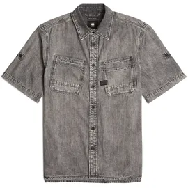 G-Star Slanted Double Pocket Regular Hemd Grau XL