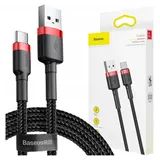 Baseus USB-A auf USB-C 2 m Schwarz/Rot
