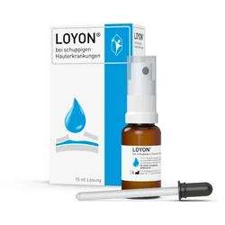 LOYON bei Schuppenflechte, Milchschorf und Kopfgneis 15ml Lösung 15 ml